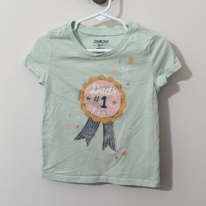OshKosh B'gosh Mint Green "Dad" Kids T-Shirt